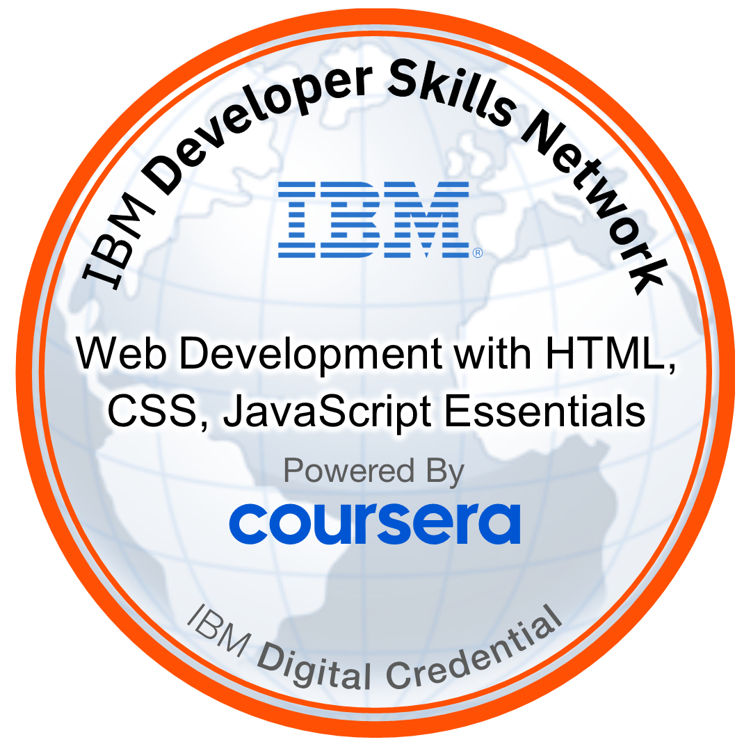 Web Development with HTML, CSS, JavaScript Essentials